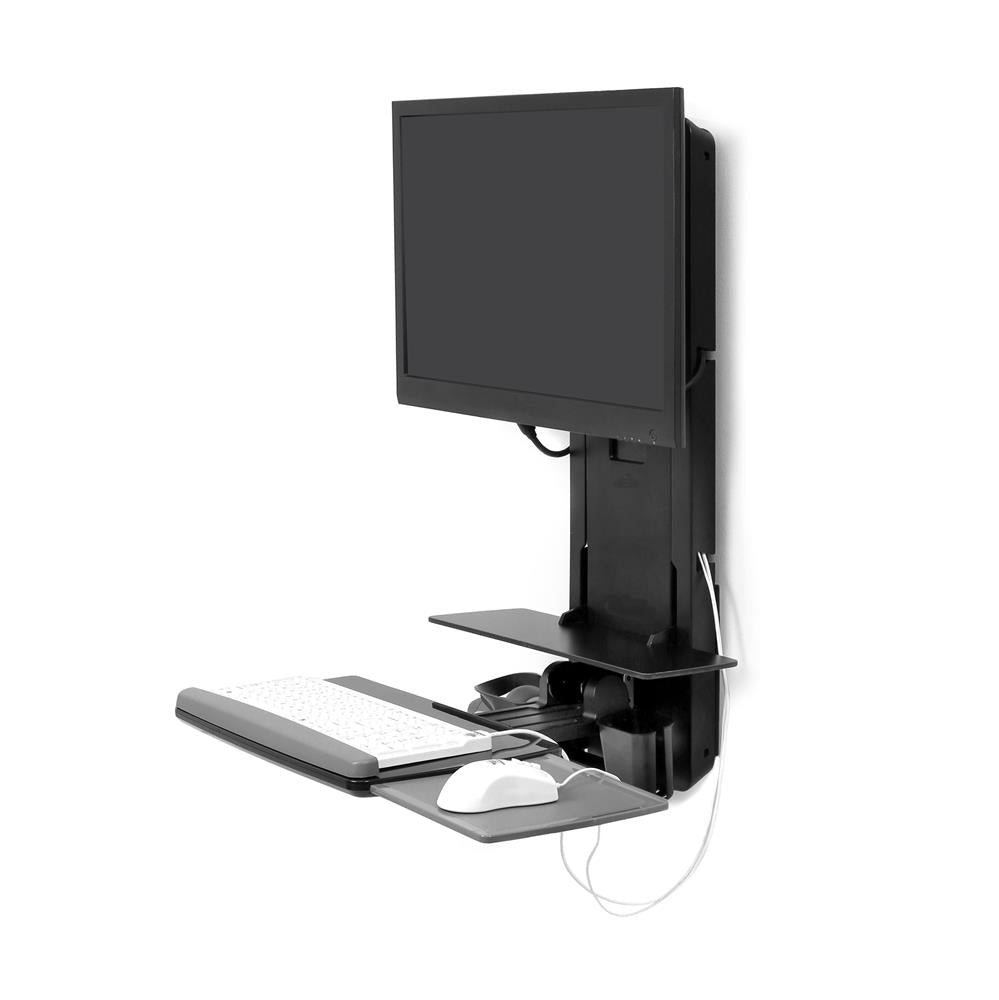 Ergotron StyleView Sit-Stand Vertical Lift, Patient Room