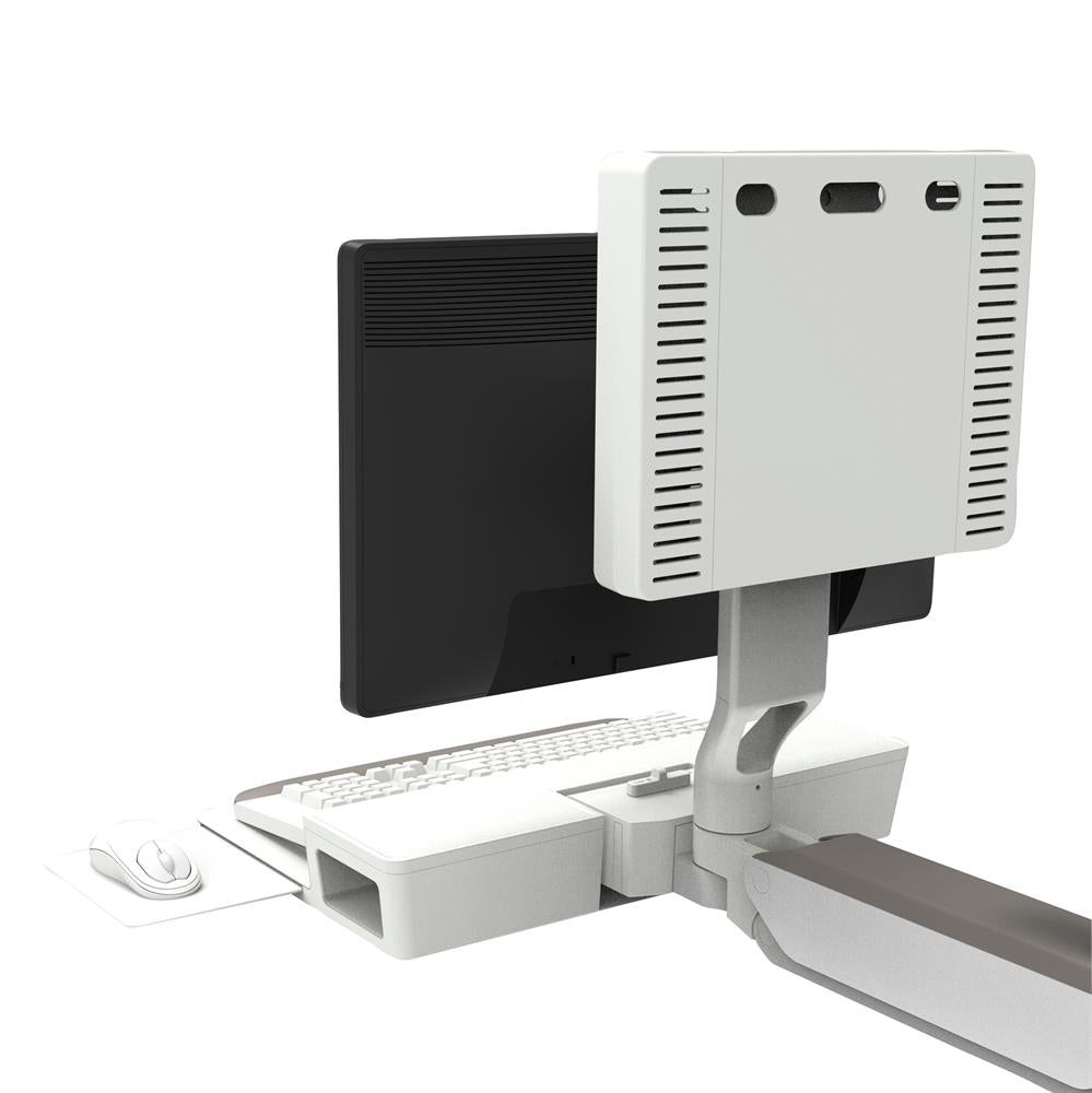 Ergotron CareFit™ Combo CPU & Power Brick Holder, Riser Mount