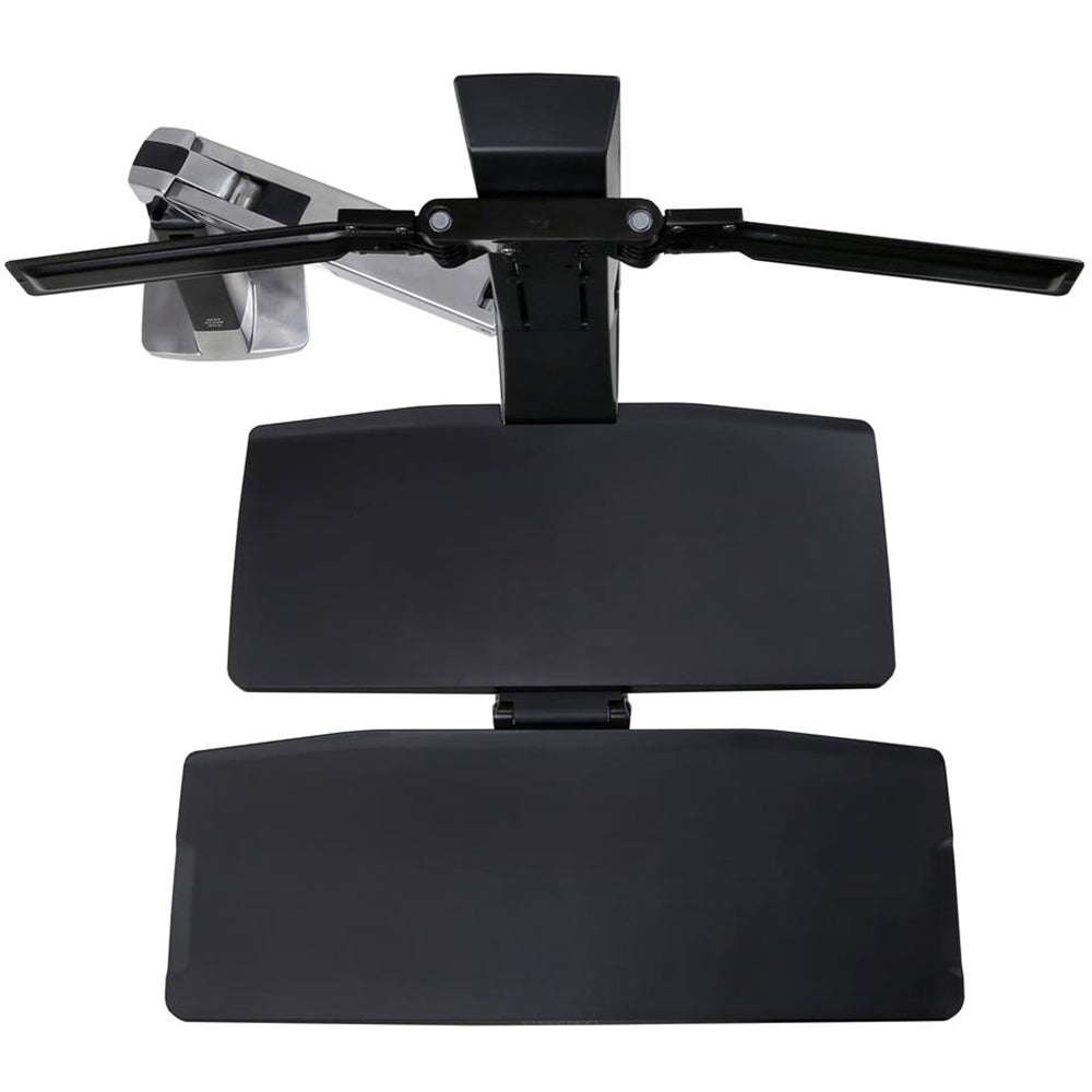 Ergotron Dual Monitor Double-Hinged Bow - Without Monitors - WorkFit-A