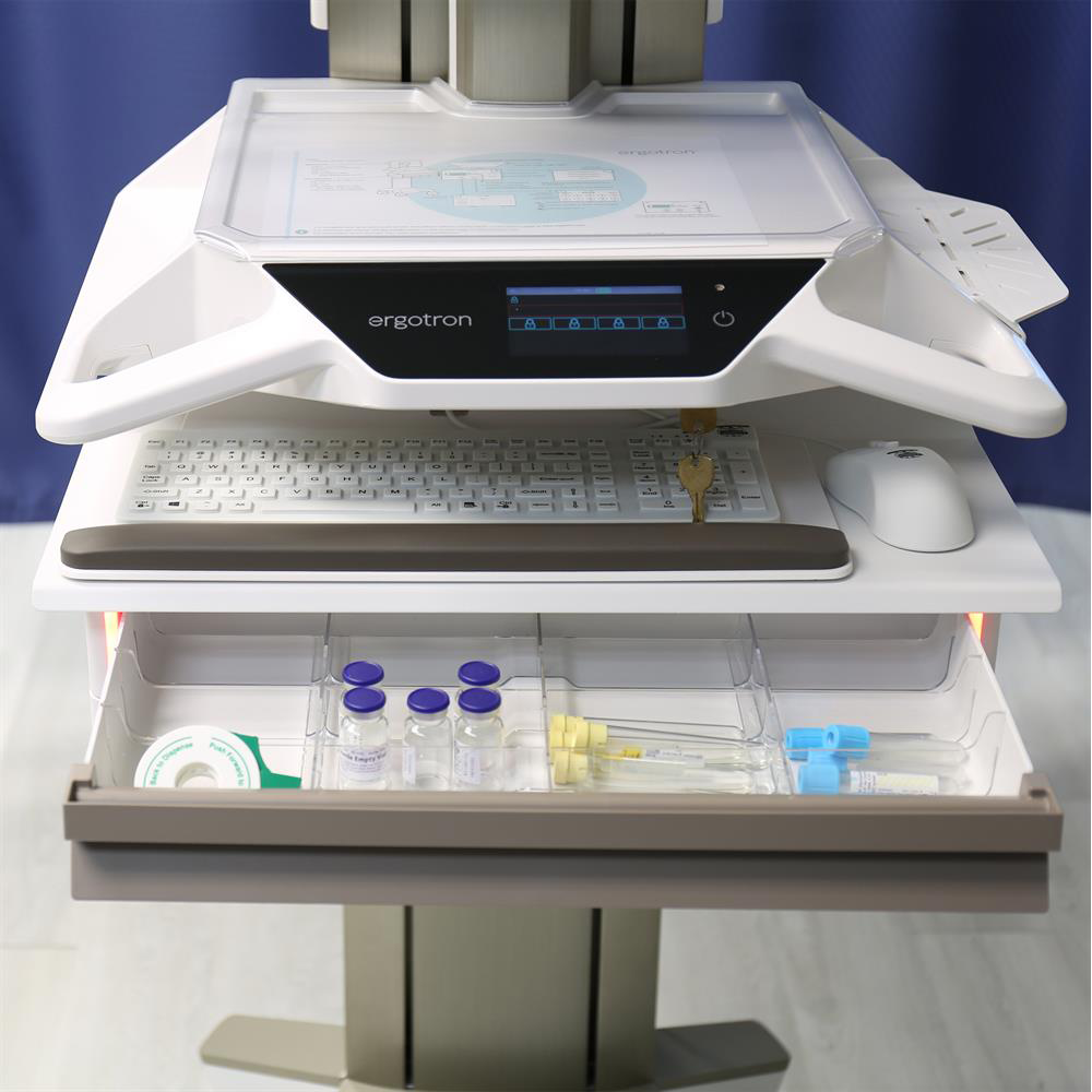 Ergotron CareFit Pro Cart Life Powered