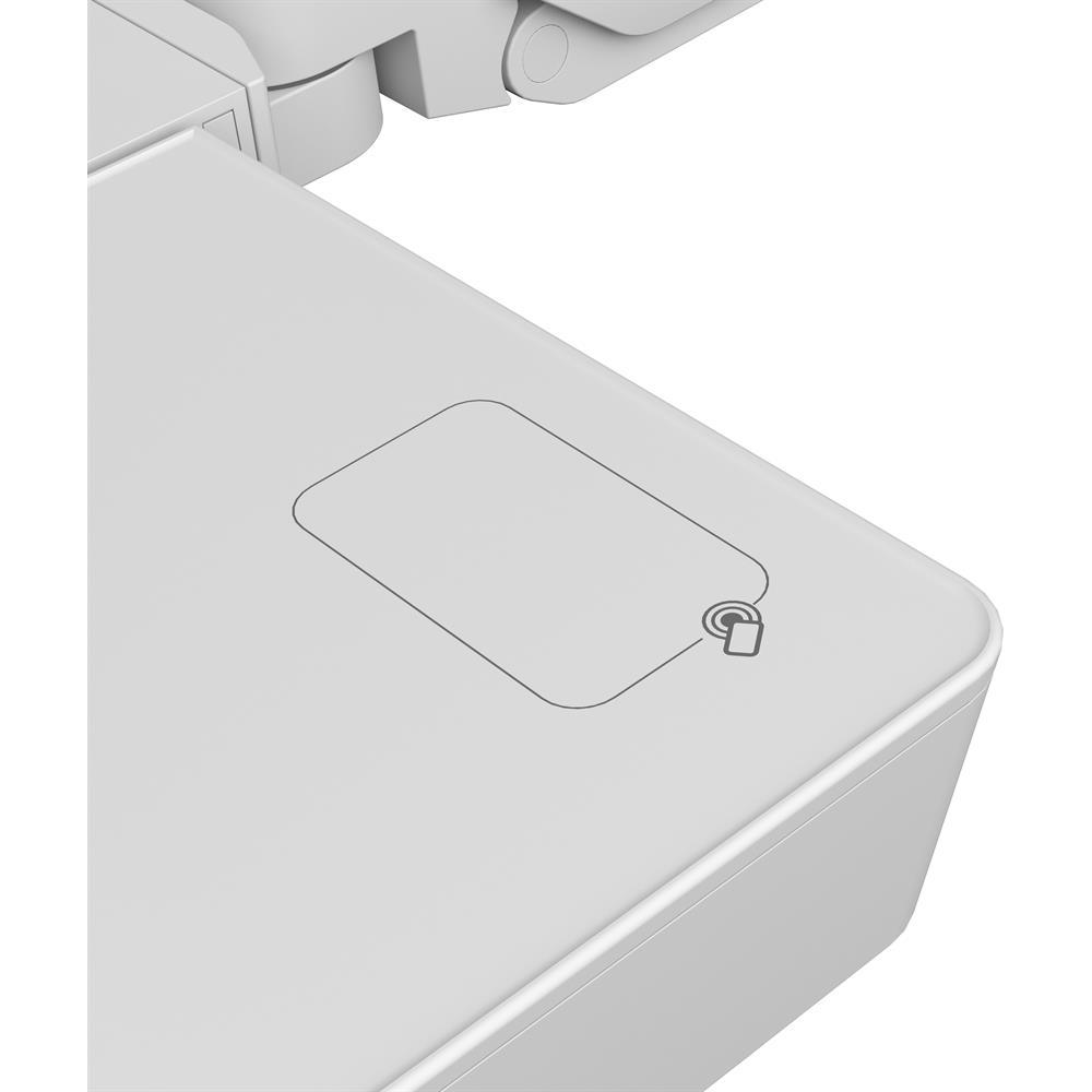 Ergotron CareFit Keyboard & Monitor Mount Arm - Badge Reader