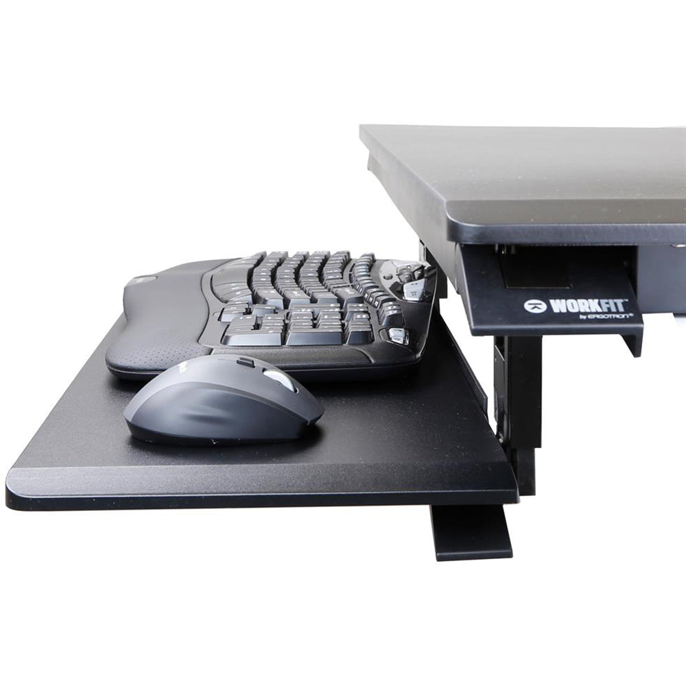 Ergotron Deep Keyboard Tray for WorkFit-TX - Side