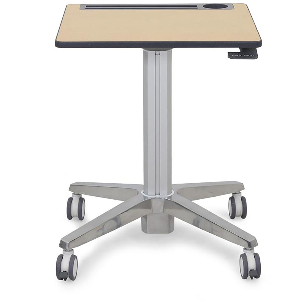 Ergotron Mobile Desk - Sitting Position