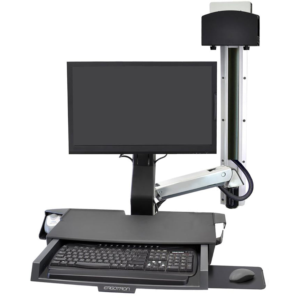 Ergotron StyleView Sit-Stand Combo System with Worksurface