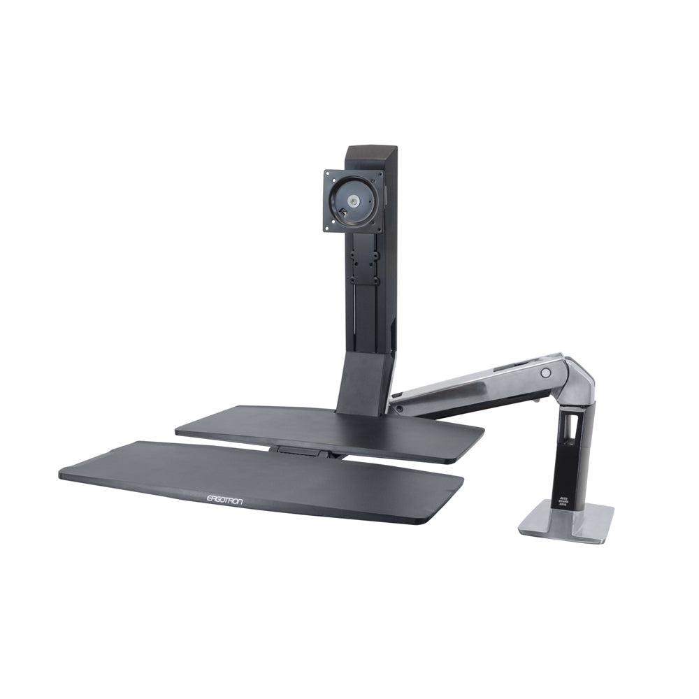 Ergotron WorkFit-A Single With Worksurface+ - Arm Extension