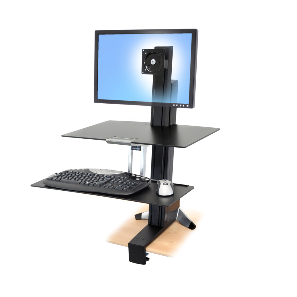 Ergotron WorkFit-S, Single with Worksurface+