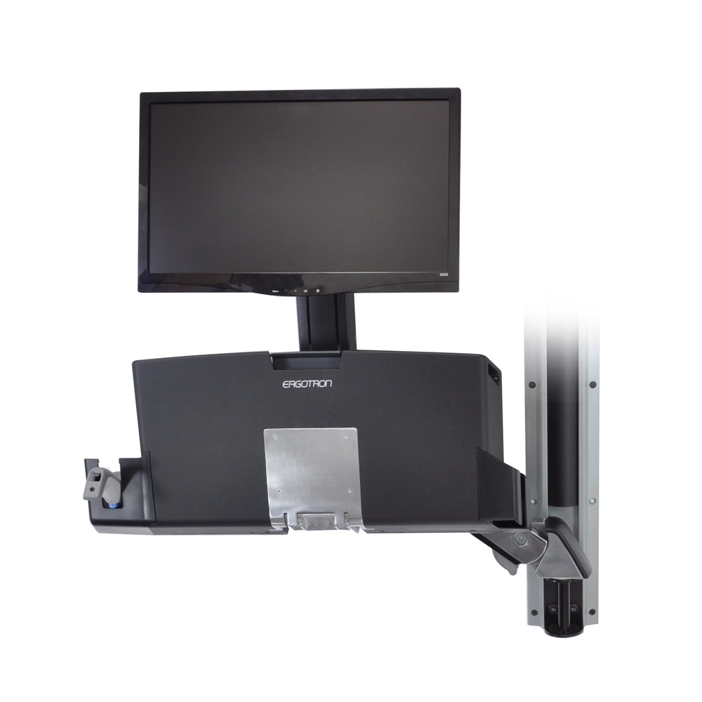 Ergotron StyleView Sit-Stand Combo Arm with Worksurface - Compact Design