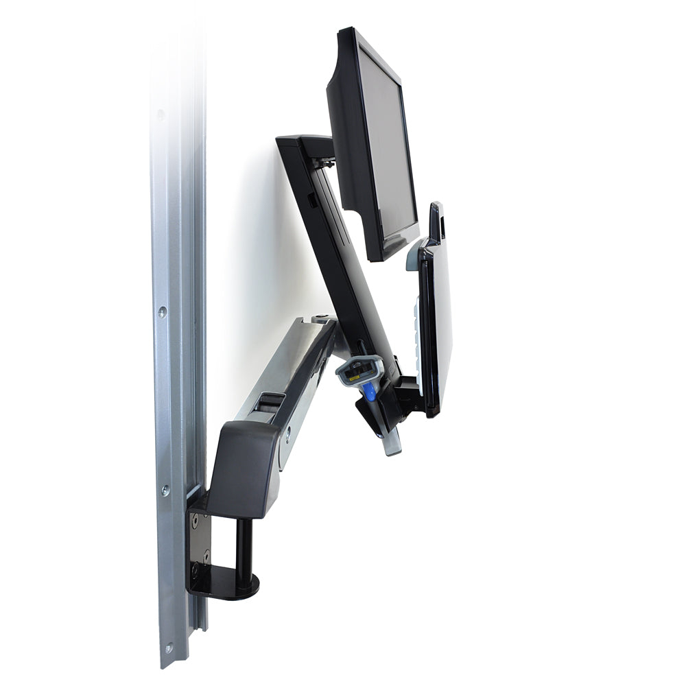 Ergotron StyleView Sit-Stand Combo System - Folded Side