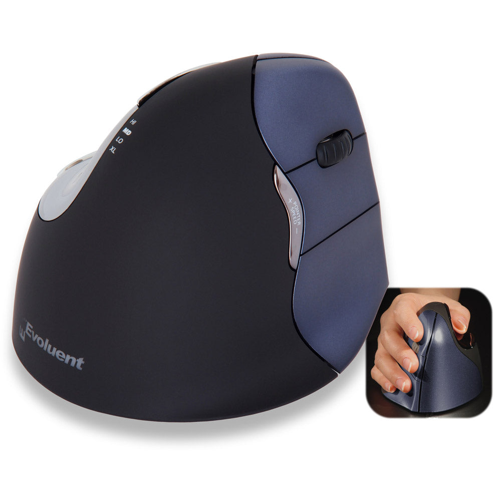 Evoluent VerticalMouse 4 Wireless, Right-Handed