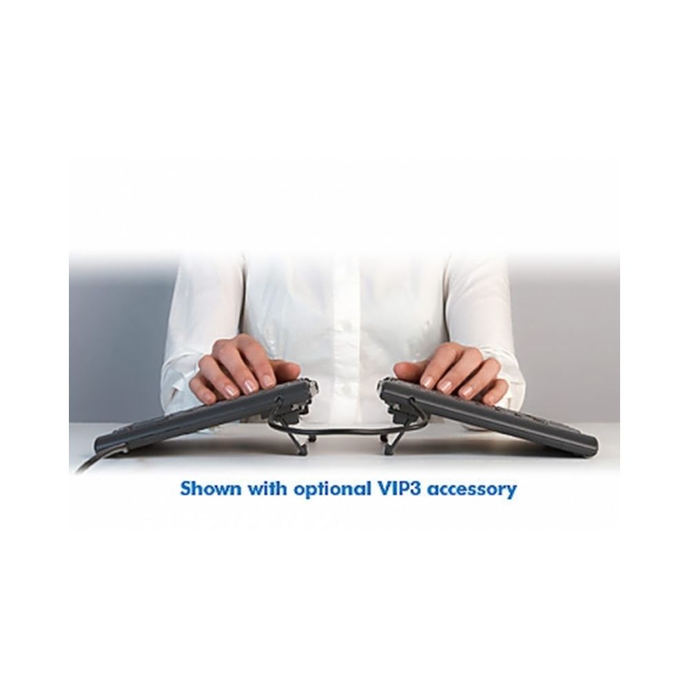 Kinesis Freestyle2 Keyboard for PC with optional VIP3 Accessory