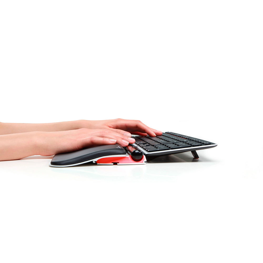 Contour Design Balance Keyboard - side with wrist pad