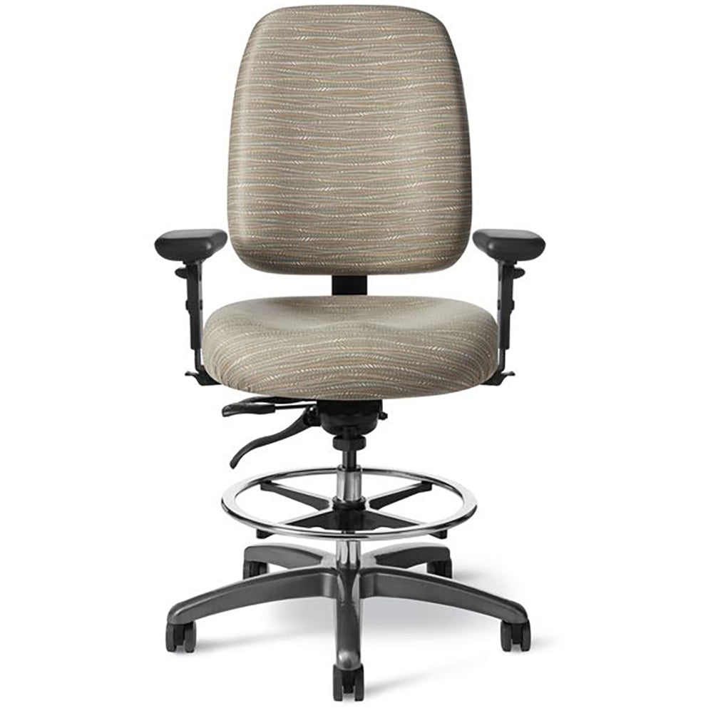 Office Master Heavy Duty Stool IU77HD - Tan