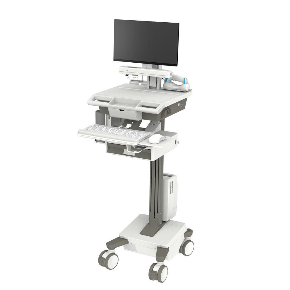 Ergotron Mosaic™ LCD Cart, Full-Featured Medical Cart