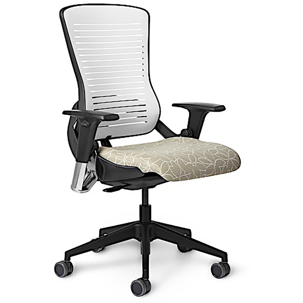 Office Master OM5 Tall - Angled View - White