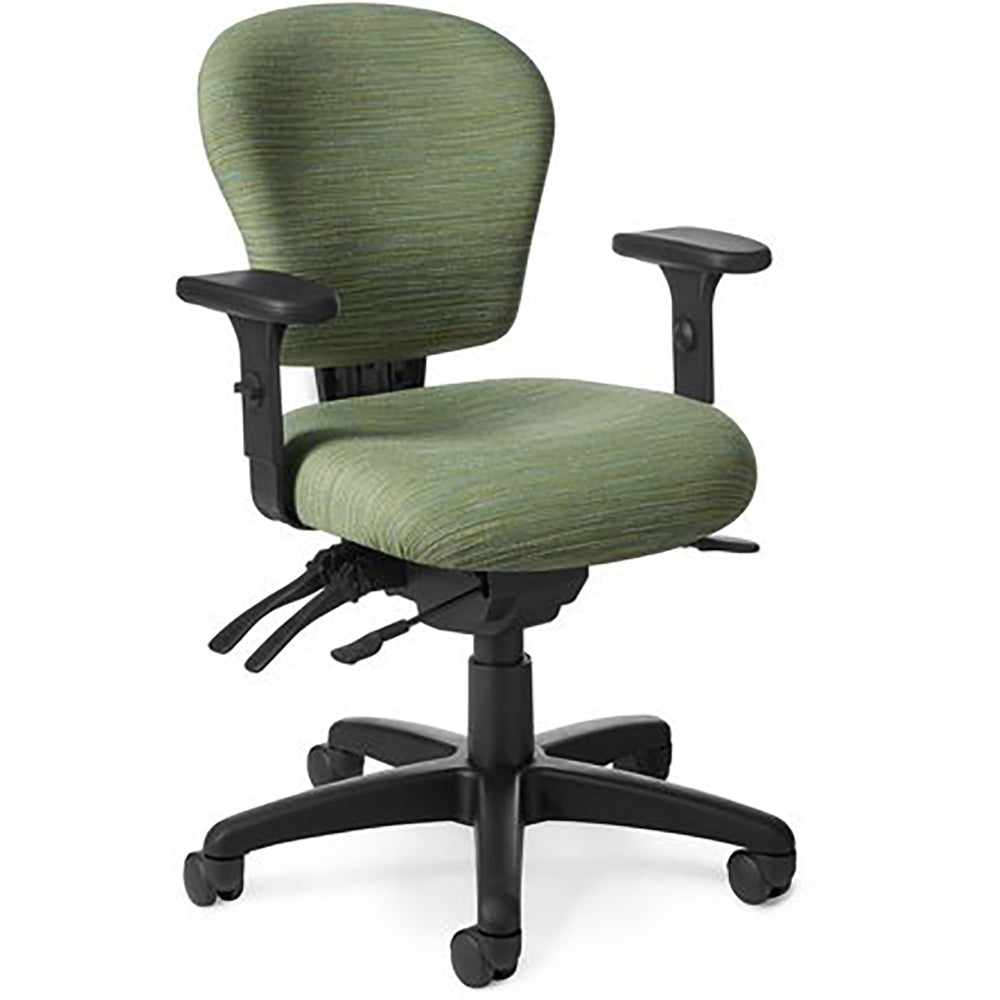 Office Master Patriot PA53 - Angled View - Green