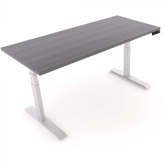 Workrite Sierra HX Electric 2 Leg Standing Desk Base, Flat Foot