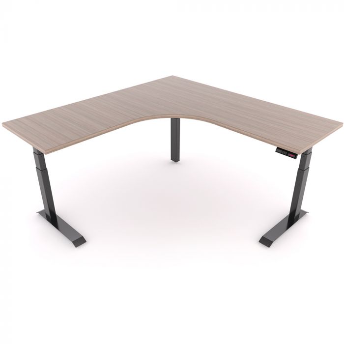 Workrite Sierra HX Electric 3 Leg Standing Desk Base, Flat Foot