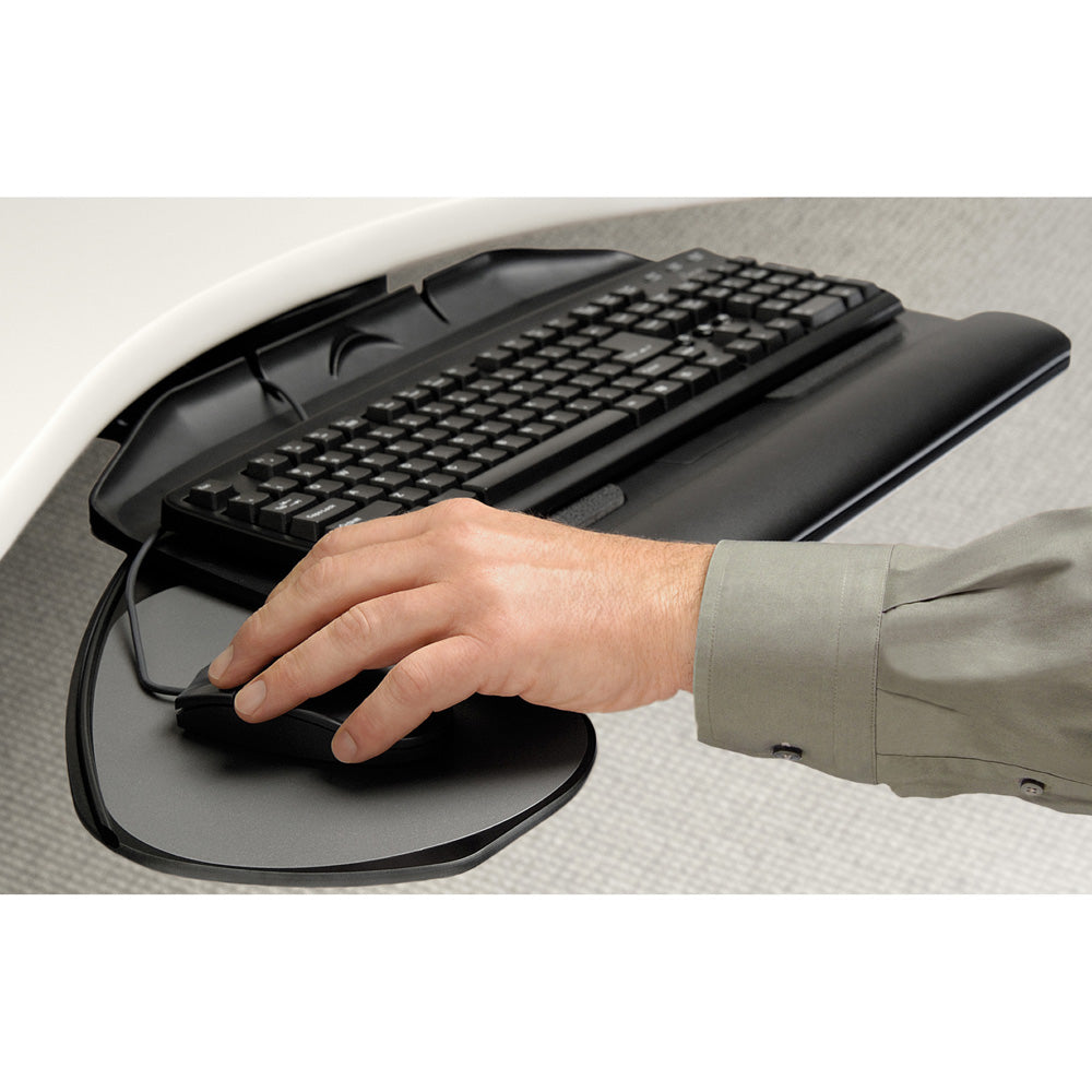 WorkRite Banana-Board with 22" Pinnacle 2 Arm - Mousing Surface