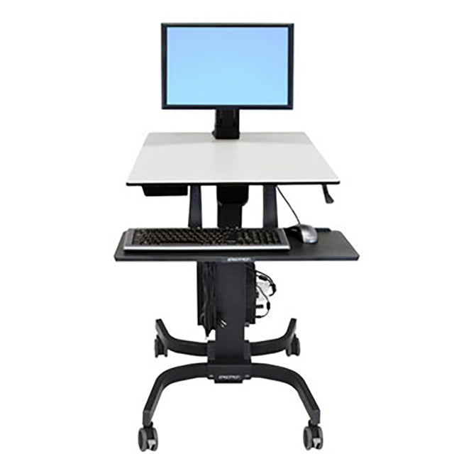 Ergotron WorkFit-C Single Sit-Stand Workstation Cart
