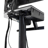  Dual Sit-Stand Workstation - Computer Cart