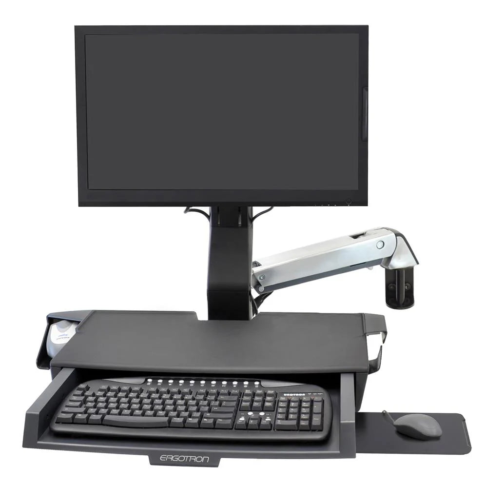 Ergotron StyleView Sit-Stand Combo Arm with Worksurface