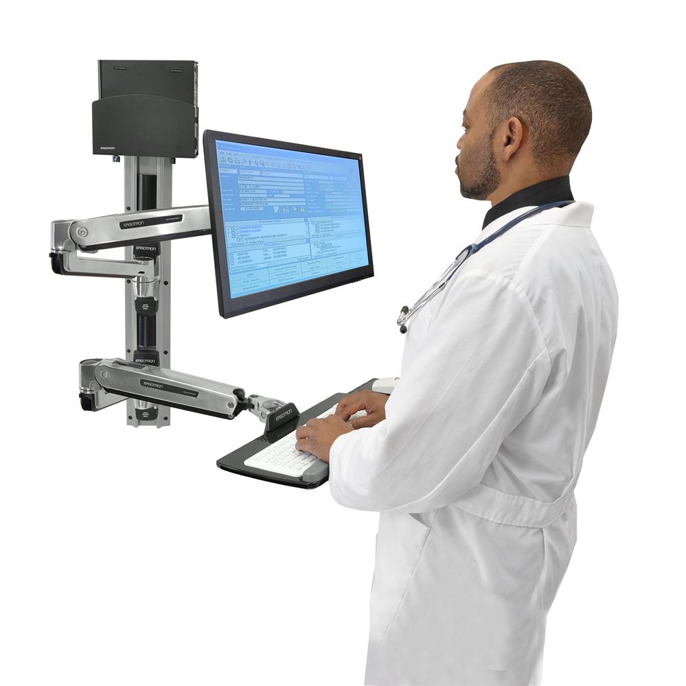 Ergotron LX Sit-Stand PC Wall Mount System