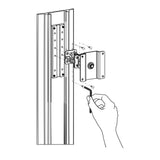 Ergotron Track Mount Bracket Kit for Arms, Pivots, and Universal CPU Holder