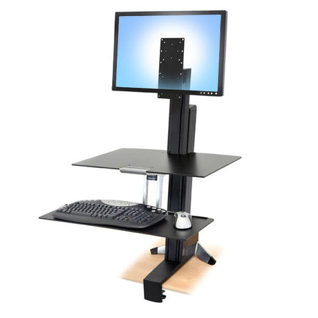 Ergotron Tall-User Kit on a WorkFit S