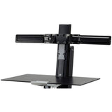 Ergotron Dual Monitor Double-Hinged Bow - Without Monitors - WorkFit-S
