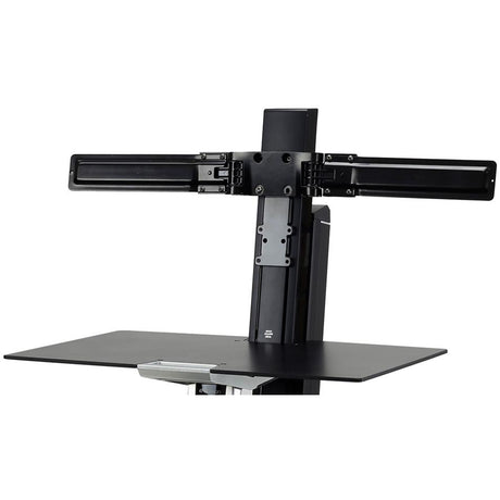 Ergotron Dual Monitor Double-Hinged Bow - Without Monitors - WorkFit-S