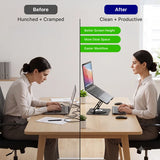 UnCaged Adjustable Swivel Laptop Stand
