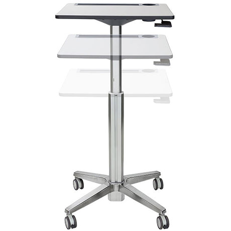 Ergotron LearnFit Adjustable Standing Desk - Moving Up/Down