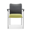 Allseating Inertia Mesh Side Chair - Green - Front View