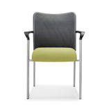 Allseating Inertia Mesh Side Chair - Green - Front View
