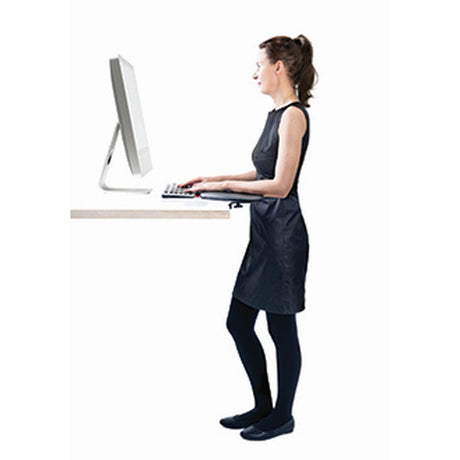 Person using Contour ArmSupport Red Mouse