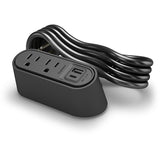 Chief Desktop Power Center Slim - Black - 2 AC - USB A & C
