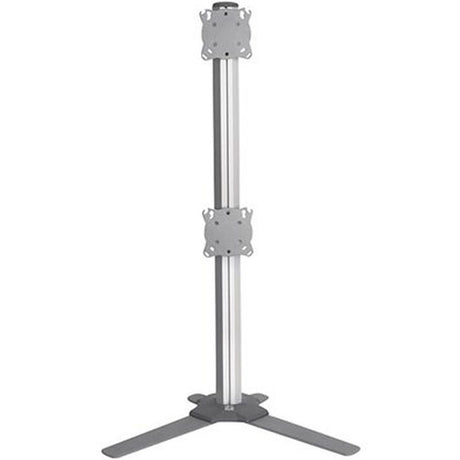 Chief Kontour K3 Free Standing 1x2 Monitor Array - Silver