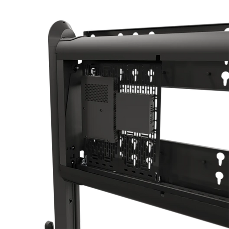 Chief Voyager Manual Height-Adjustable AV Cart - Black Mounting