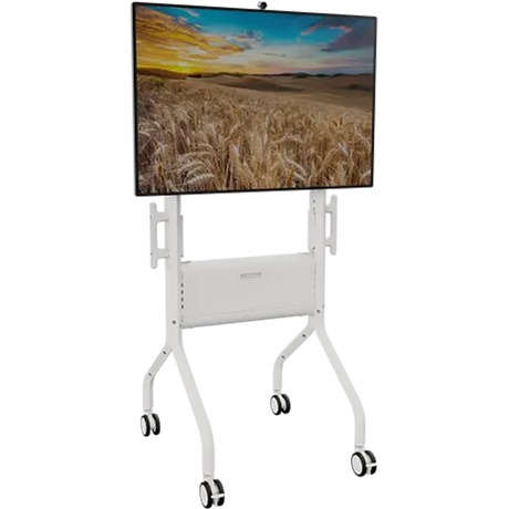 Chief Voyager Manual Height-Adjustable AV Cart - White