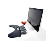 Contour ArmSupport Red Mouse with keyboard and monitor