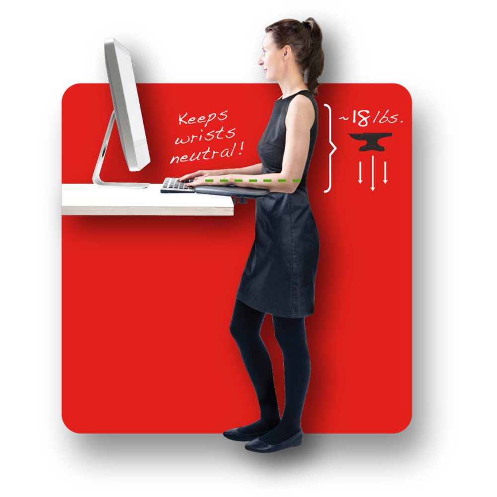 Contour Universal ArmSupport - Standing Workstation