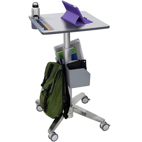 Ergotron LearnFit Adjustable Standing Desk - Storage