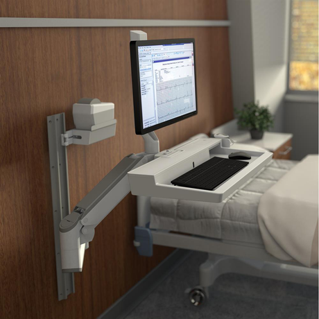 Ergotron CareFit Keyboard & Monitor Mount Arm - Hospital