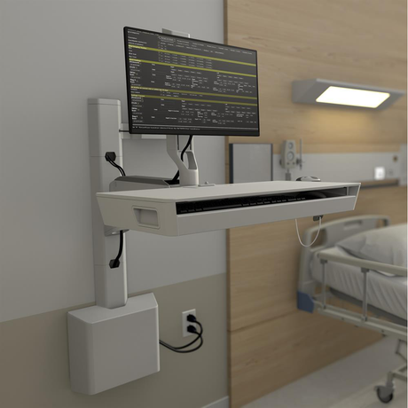 Ergotron CareFit Keyboard & Monitor Mount Arm - Patient Room