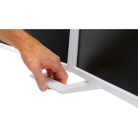 Ergotron HX Desk Dual Monitor Arm - Lift Handle
