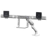 Ergotron HX Desk Dual Monitor Arm - Without Monitors White