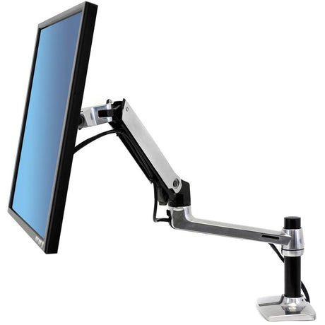 Ergotron LX Desk Monitor Arm - Polished Aluminum