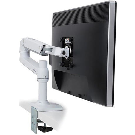 Ergotron LX Desk Monitor Arm - Rear View - White