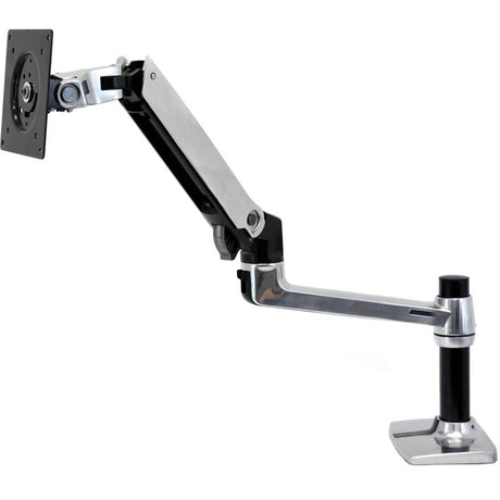 Ergotron LX Desk Monitor Arm - Without Monitor - Polished Aluminum