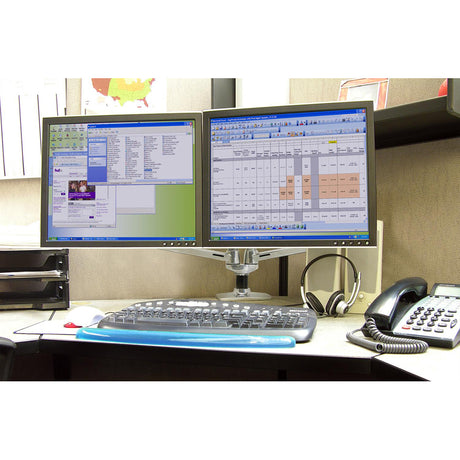 Ergotron LX Dual Side-by-Side Arm - Desk Setup